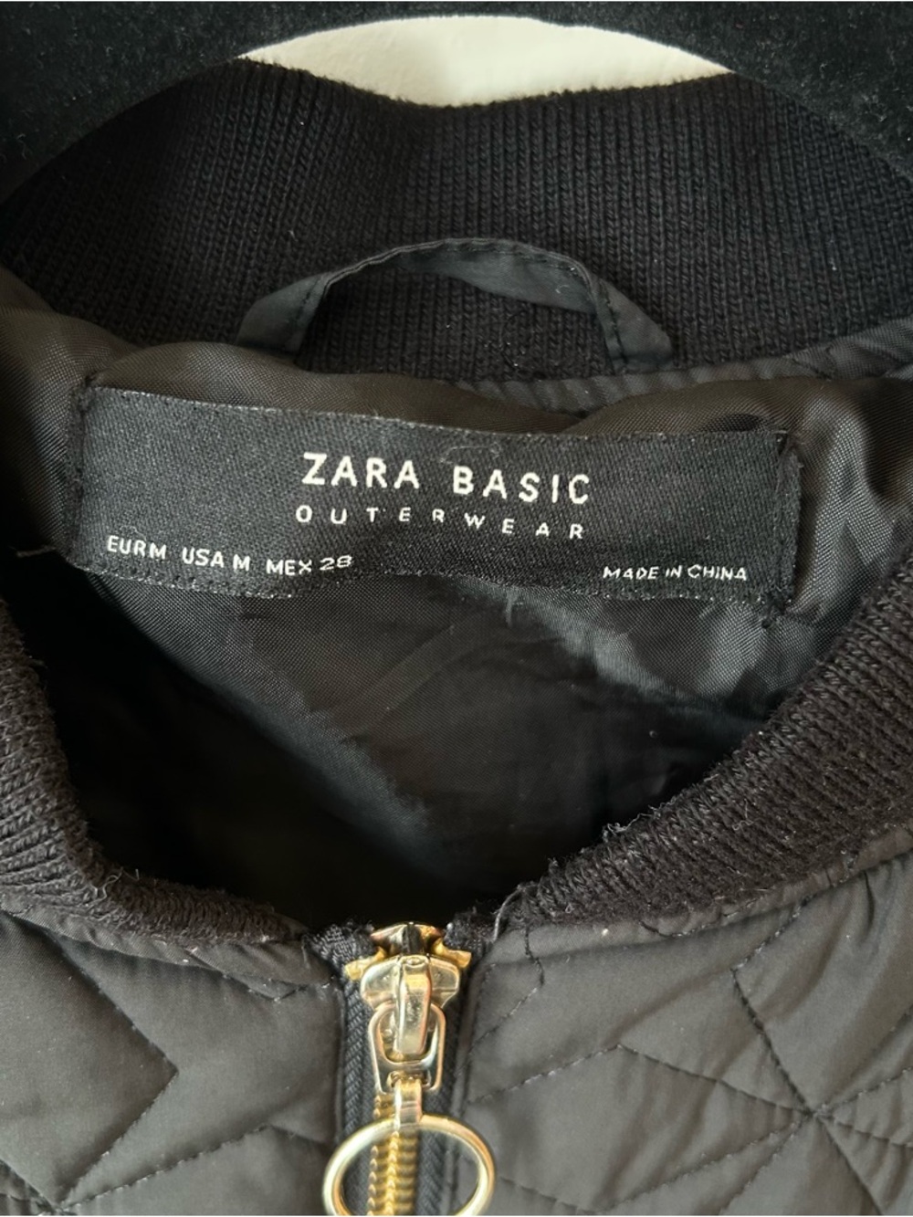 Zara Tiger Embroidered Med Bomber Jacket Souvenir Style Quilted Satin Streetwear - Picture 5 of 8